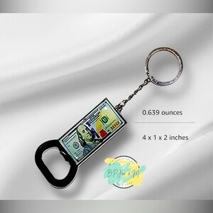 🆕Bottle Opener Key chain 100 $ Sign